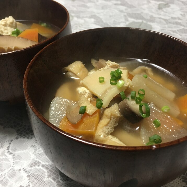 けんちん汁 人気 レシピ レシピ けんちん汁 人気